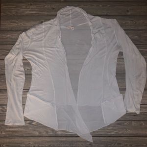 Zenana Outfitters White Cardigan with Pockets